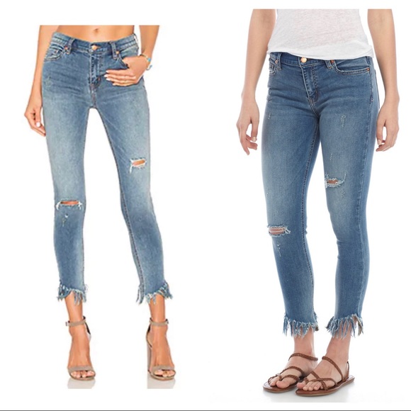Free People Great Heights Fray Skinny Jeans - Picture 8 of 8